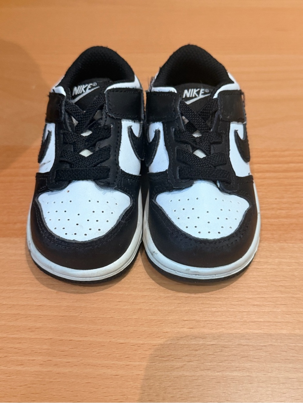 Nike Kids' Black/White Panada Low-Top Sneakers 5c